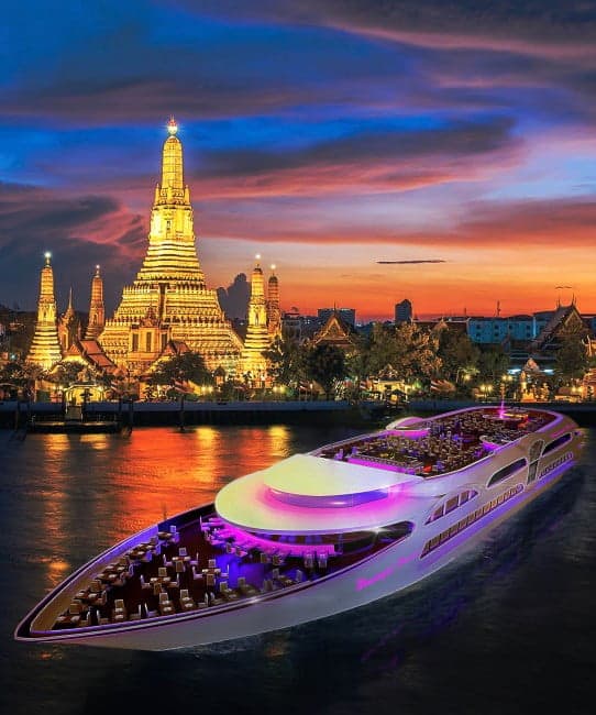 GRAND PEARL CRUISE แพ็คเกจล่องเรือแม่น้ำเจ้าพระยา